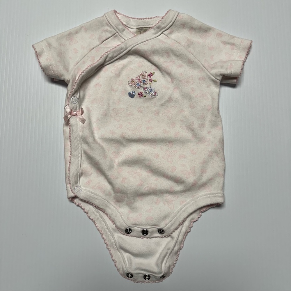 Disney Baby kimono wrap bodysuit 6 month